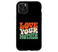 Love Your Mother Earth Day Retro Environmental Planet Coque pour iPhone 11 Pro