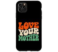 Love Your Mother Earth Day Retro Environmental Planet Coque pour iPhone 11 Pro Max