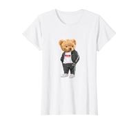 Love Yourself, Enjoy Wear Cool Illustration Teddy Bear Style T-Shirt Graphique avec Valeur