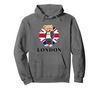 Love Yourself, Illustration London Teddy Bear with UK Flag Sweat à Capuche