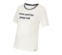 LOVE2WAIT T-shirt 'Mon Amour' bleu marine / blanc, Taille XL