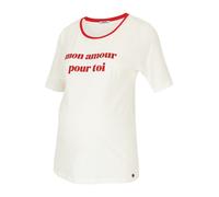LOVE2WAIT T-shirt 'Mon Amour' rouge / blanc, Taille XL