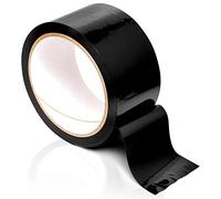 Love69Toys Ouch ! - Bondage Tape 20m de long - 5cm de large 1 pièce Design Tape sans électricité statique, bande de bondage SM polyvalente pour les jeux sexuels couples femmes hommes (Noir)