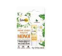 Lovea Baume Lèvres Parfum Monoï – Enrichi au beurre de karité – 4 g