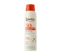 LOVEA - Brume FPS 50 Haute Protection Solaire UVA/UVB & Bronzage - Monoï de Tahiti - Visage & Corps - Résistante à l'eau - Fini Invisible - Testé Dermatologiquement - Fabriqué en France - 150ml