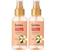 LOVEA - Brume Parfumée Parfum Monoï - Corps & Cheveux - Parfume & Rafraîchit - Senteur Florale Ensoleillée - Sans Alcool - Vegan - Testé sous Contrôle Dermatologique - Fabriqué en France - 100ml