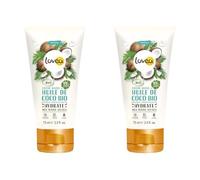 LOVEA - Crème Pour Les Mains - Huile De Coco Bio - Hydrate, Lisse & Adoucit - Pour Peaux Sèches - 99% D'Origine Naturelle - Sans Silicone - Vegan - Certifié BIO - Fabriqué En France - 75 ml (Lot de 2)