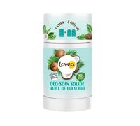 LOVEA - Déo-Soin Solide - Déodorant - Huile De Coco Bio - Efficacité 24h - 98% D'Origine Naturelle - Sans Alcool - Vegan - Certifié BIO - Fabriqué En France - 50 g