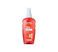LOVEA - Huile Sèche FPS 20 Moyenne Protection UVA/UVB Monoï de Tahiti - Visage & Corps - Satine et Nourrit - Résiste à l'Eau - Testé sous Contrôle Dermatologique - Vegan - Fabriqué en France - 150ml
