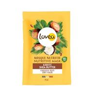LOVEA - Masque Nutritif - Beurre de Karité - Nourrit, Assouplit & Protège - Cheveux Secs & Abimés - 98% D'Origine Naturelle - Fabriqué en France - 75ml