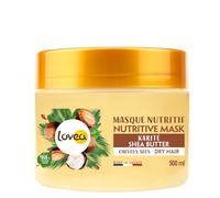 LOVEA - Masque Nutritif - Beurre de Karité - Nourrit, Assouplit & Protège - Cheveux Secs & Abimés - 98% D'Origine Naturelle - Fabriqué en France - 500ml