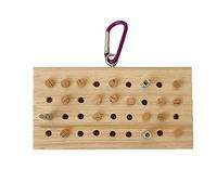 Lovebirds Perroquets Perruches Cage Jouet Clavier Escalade Bois Naturel Broyage Molaire pour Perruches Calopsittes Oiseaux Puzzle