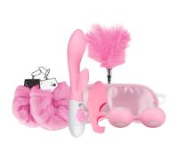 LoveBoxxx - coffret sextoys bondage avec vibromasseur - set 6 pièces - rose