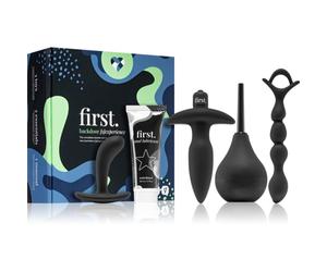 LoveBoxxx First Backdoor (S)Experience Starter ensemble d’accessoires érotiques Black