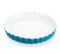 LOVECASA, Moule à Tarte, Plat à Four de Cuisson en Porcelaine, 1 pièces de 27 cm Ramequin pour Muffin, Pâtisserie, Quiché, Pizza, Pâtes, Barbecue, 1100ml