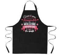 LOVECENTRAL Ce tablier de cuisine ajustable avec poches est parfait comme cadeau pour maman, ou comme présent pour Noël, un anniversaire ou la fête des mères.