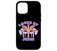 Loved by Jesus - Verset de la Bible chrétienne Foi Coque pour iPhone 12/12 Pro