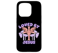 Loved by Jesus - Verset de la Bible chrétienne Foi Coque pour iPhone 15 Pro