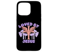 Loved by Jesus - Verset de la Bible chrétienne Foi Coque pour iPhone 15 Pro Max