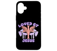 Loved by Jesus - Verset de la Bible chrétienne Foi Coque pour iPhone 16 Plus