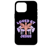 Loved by Jesus - Verset de la Bible chrétienne Foi Coque pour iPhone 16 Pro Max
