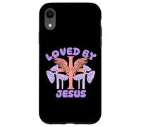 Loved by Jesus - Verset de la Bible chrétienne Foi Coque pour iPhone XR