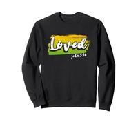 Loved John 3:16 Verset biblique chrétien Sweatshirt