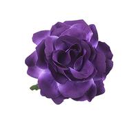 Lovefairy Magnifique broche à cheveux en forme de rose pour fête, voyage, festival (violet foncé)