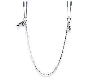 Lovehoney Pinces à Tétons Chaîne Perlée Argent Darker at My Mercy de Cinquante Nuances - Hypoallergénique - 27 g