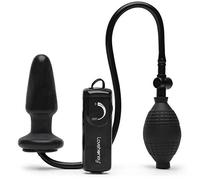 Plug anal vibrant gonflable télécommandé