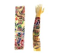 Lovelegis Manchon Tatouage Manche Faux Tatouage Image Oiseau œil Symbole Paix Tattoo Tribal W80 idée Cadeau noël Anniversaire fête Accessoire significatif