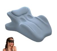 LoveLift Intimate Pillow, Butt Pillow for Couples, 27° Dry Experience, More Intense & Easier, Discreet Wedge for Couples - Memory Foam Seat Cushion (Blue)