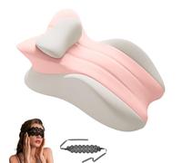 LoveLift Intimate Pillow, Butt Pillow for Couples, 27° Dry Experience, More Intense & Easier, Discreet Wedge for Couples - Memory Foam Seat Cushion (Pink Grey)