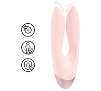 Loveline Amour - vibromasseur à double bras - silicone rose
