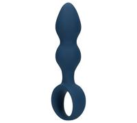 Loveline - Anneau plug anal moyen (bleu)