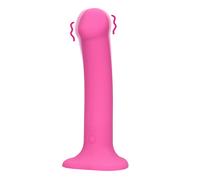 Loveline Dildo Vibrant Powerful Pink 18 cm