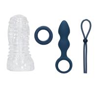 Loveline (S)explore - kit de jouets intimes pour hommes (bleu)