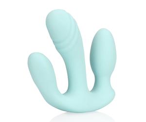 Loveline Three In One Liquid Silicone Vibromasseur 12 cm