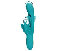 Loveline - vibromasseur papillon à langue - silicone turquoise