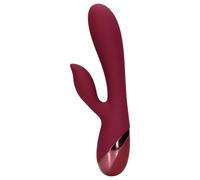 Loveline - vibromasseur rabbit rechargeable - stimulation clitoridienne - rouge