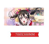 LoveLive Girl Pad Tapis De Souris De Jeu De Vitesse |Tapis De Souris XXL | 700 X 300Mm Grand Format |Base De 2Mm D'Épaisseur | Précision Et Vitesse Parfaites, J