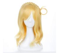 Lovelive! Soleil Mari Ohara Cosplay perruque femmes doré droit synthétique cheveux amour en direct Aqours Halloween fête Costume perruques KUJ6207