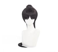 LoveLive SuperStar Liella Perruque pour femme Cheveux synthétiques résistants à la chaleur Noir 80 cm