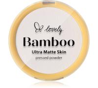 Lovely Bamboo Pressed Powder poudre matifiante teinte Transparent 1 pcs