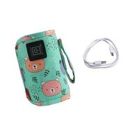 Lovely Bear Chauffe-biberon moulé alimenté par USB 3 modes transportable pour soignants Substance sûre pour une utilisation en voyage Chauffe-biberon USB