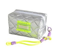 Lovely Bows, Trousse de maquillage en cuir synthétique de grande capacité, trousse de toilette pour femme, trousse de toilette de voyage pour femme, trousse de toilette de voyage, jolis nœuds