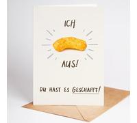 Lovely Cards - Ich Flip aus! Du hast es geschafft - Carte de réussite pour examen, remise de diplôme - Examen Uni Bachelor Master - Carte pour permis de conduire - Retraite Herzlichen Glückwusch - DIN