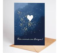 Lovely Cards - Or - Carte de condoléances - Carte de condoléances pliable de qualité supérieure avec enveloppe - Carte de condoléances élégante et de qualité supérieure - Pour condoléances (A6)