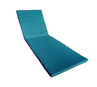 Lovely Casa Coussin pour Bain de Soleil déhoussable, 60x190cm, 100% Microfibre, Attache Clips (60_x_190_cm, Canard, 1)