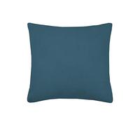 Lovely CASA - Coussin - Taille 40x40 cm - 100% Coton - Couleur Petrole - Modèle Duo - Épaisseur Idéale - Confortable et Élégant - Agréable au Toucher